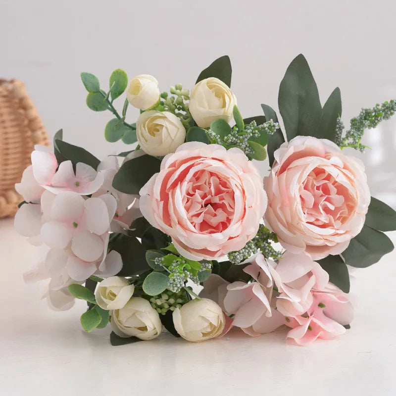 Pfingstrosen-Kranz aus Seide – elegante Deko mit romantischem Flair