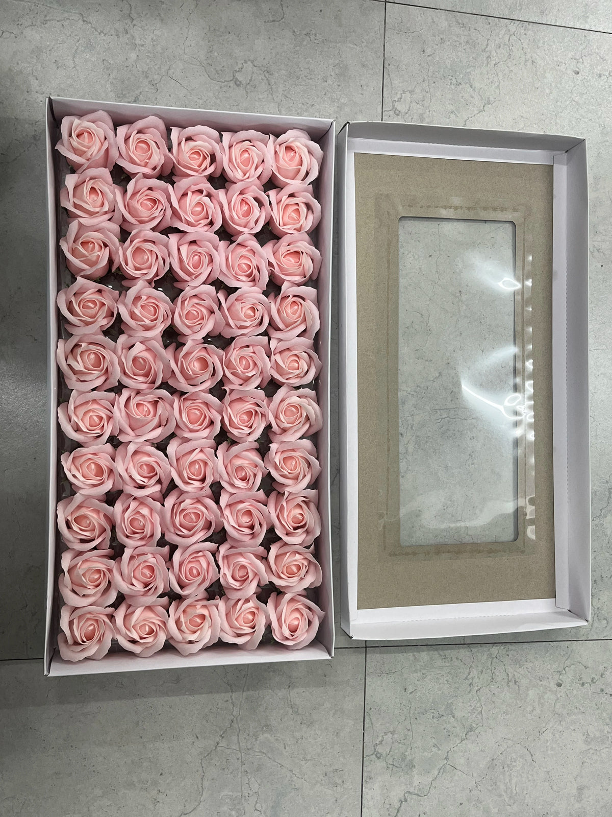 50 Seifenrosen (5 cm) – duftige Deko zum Basteln, Streuen & Verschenken