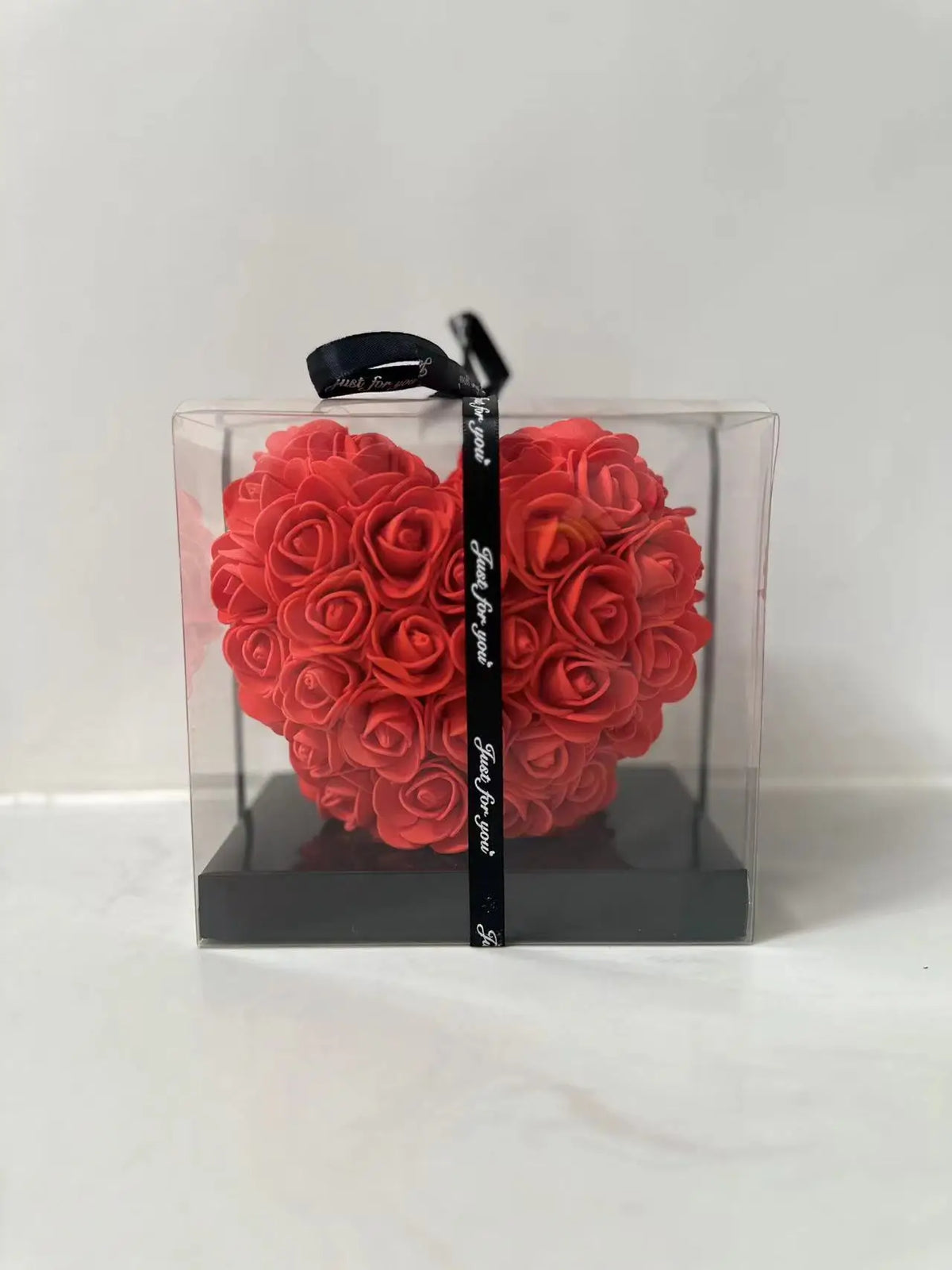 Rosenherz (15 cm) in Geschenkbox – romantische Überraschung zum Valentinstag