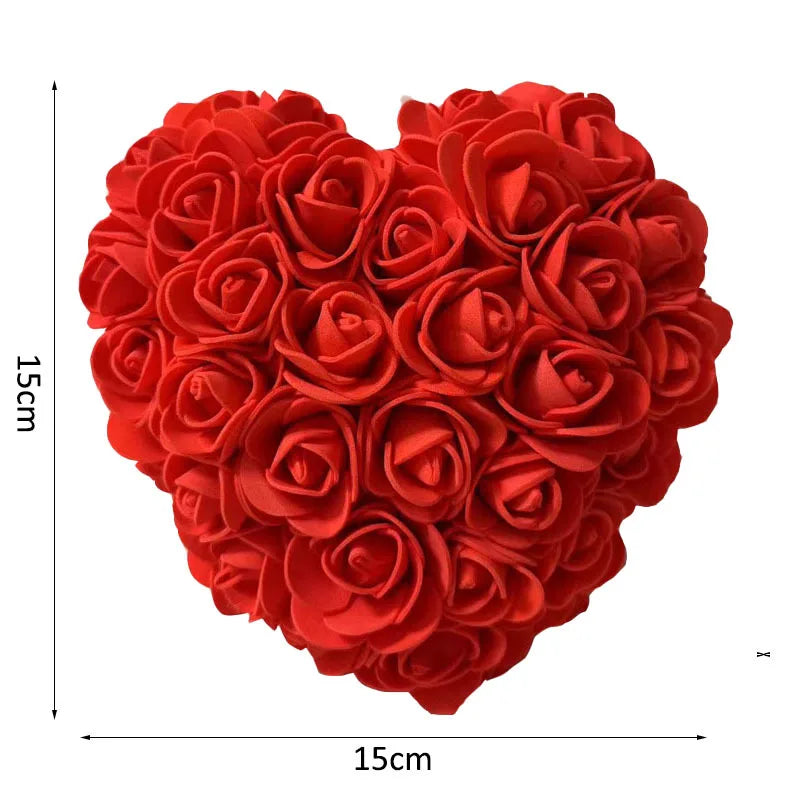 Rosenherz (15 cm) in Geschenkbox – romantische Überraschung zum Valentinstag