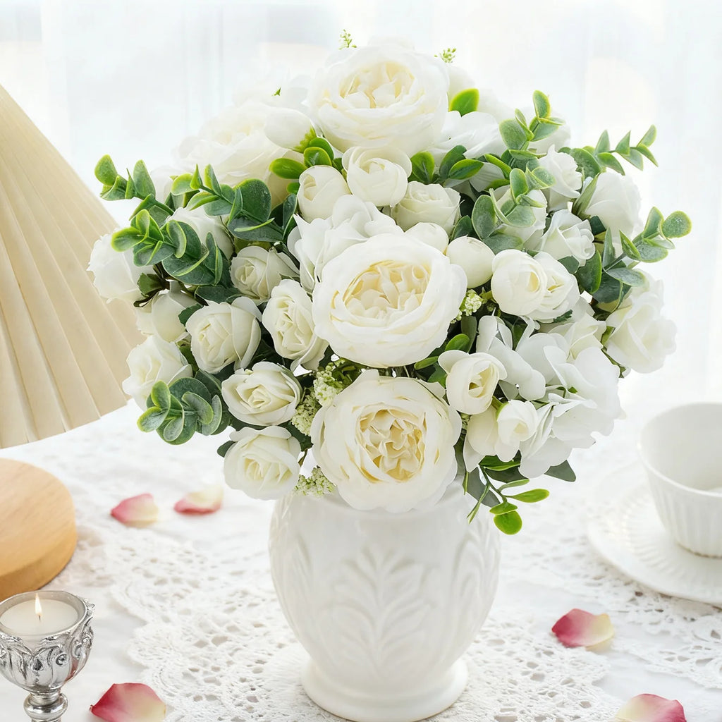 Pfingstrosen-Kranz aus Seide – elegante Deko mit romantischem Flair
