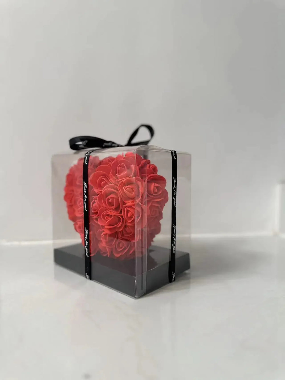 Rosenherz (15 cm) in Geschenkbox – romantische Überraschung zum Valentinstag